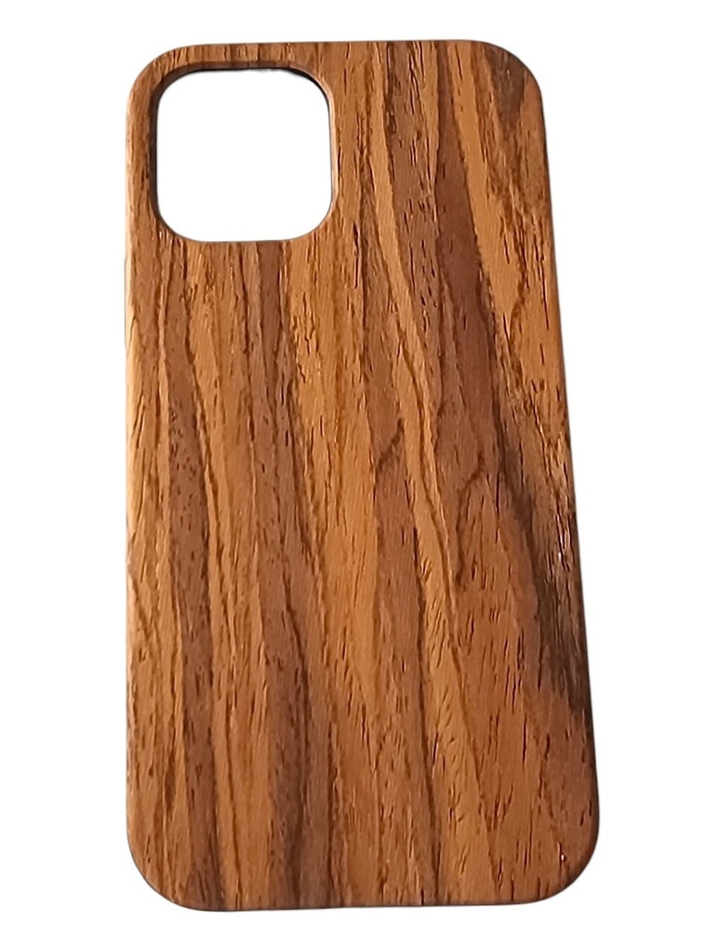 Tan Faux Rose Wood Grain Case For iPhone 12